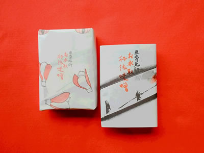 行法味噌 椿画(すだれ入)